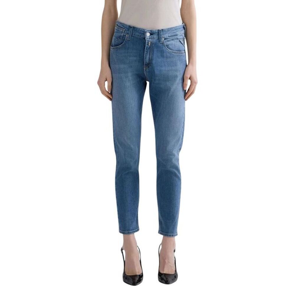 Replay Blue Cotton Skinny Women's Jeans